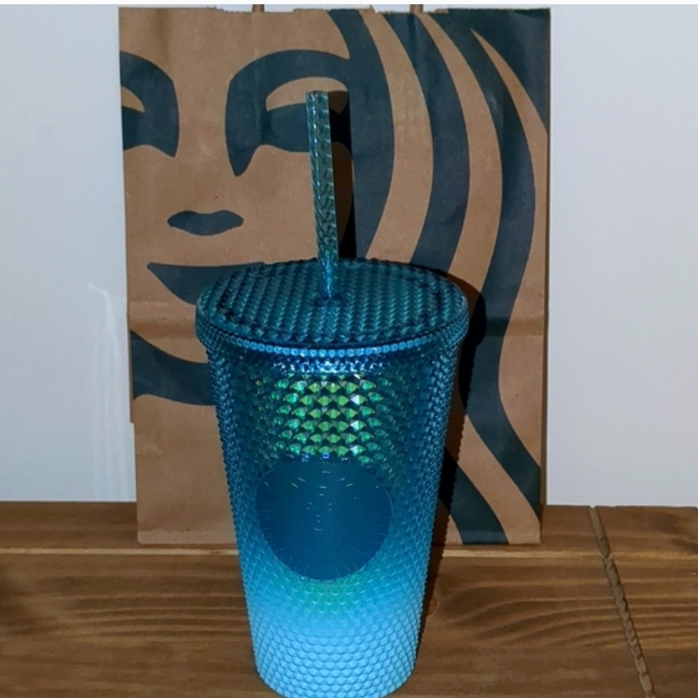 Starbucks Blue Textured Tumbler